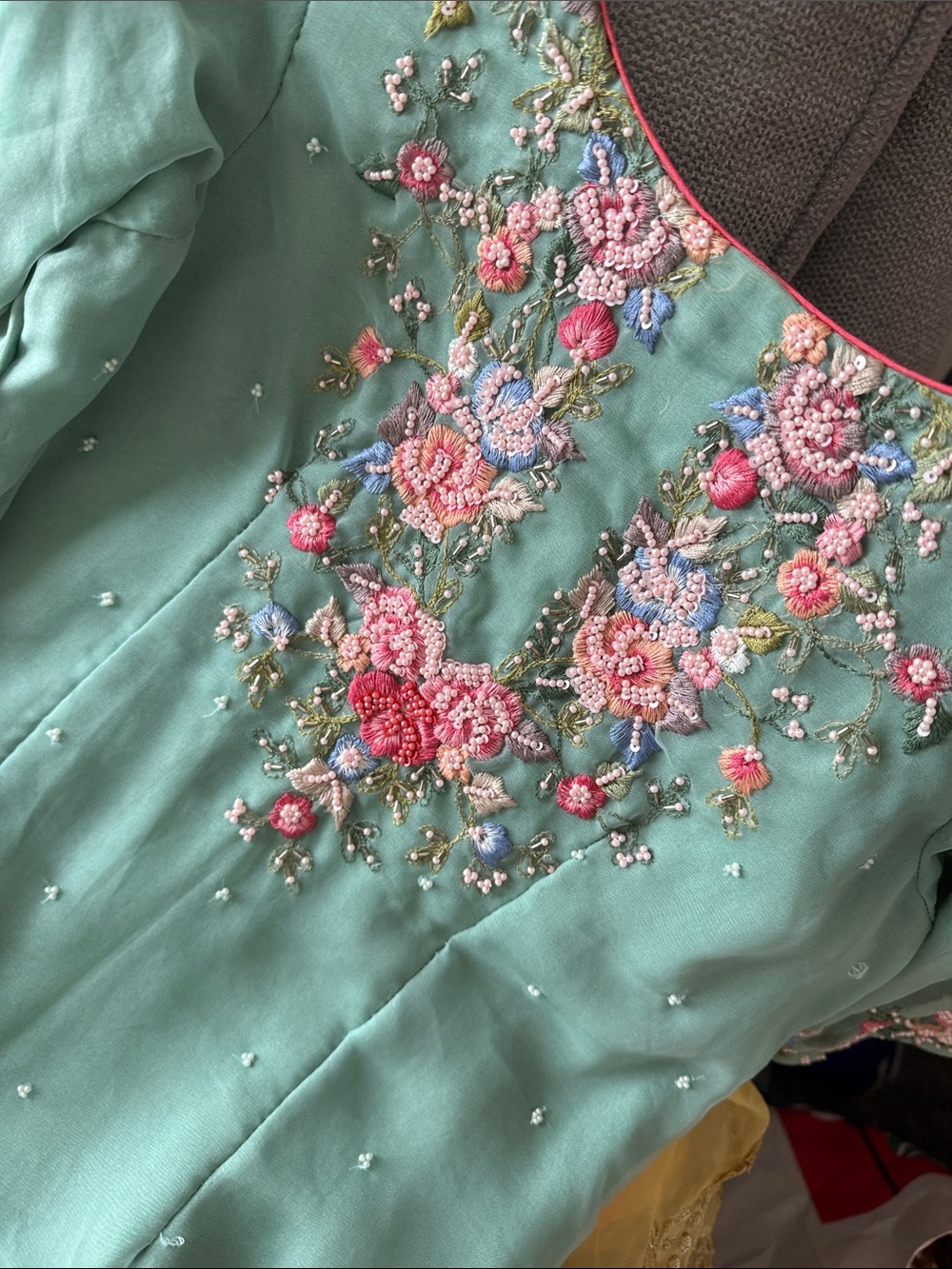 salwar suit with heavy dupatta